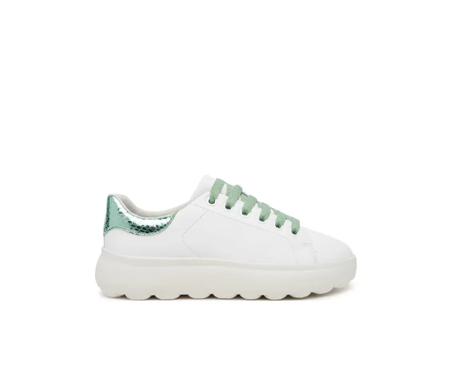 obrazek 1 Geox Sneakersy D Spherica Ec4.1 D45TCD 085KY C1548 Biały