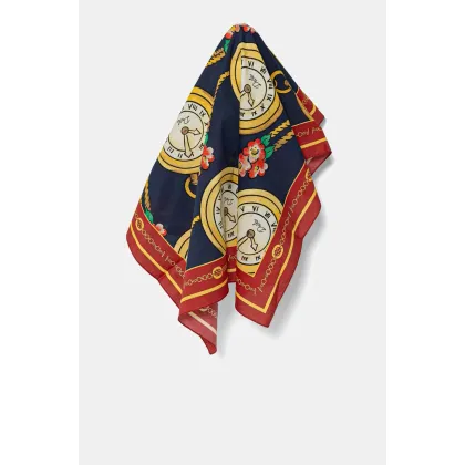 Zdjęcie Drôle de Monsieur apaszka bawełniana Le Foulard Gousset męska kolor czerwony wzorzysta G-BA012-CO128-NY