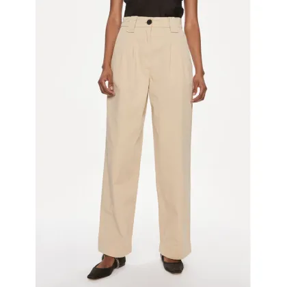 Zdjęcie Hugo Spodnie materiałowe Hanico-1-D 50489241 Beżowy Relaxed Fit HUGO
