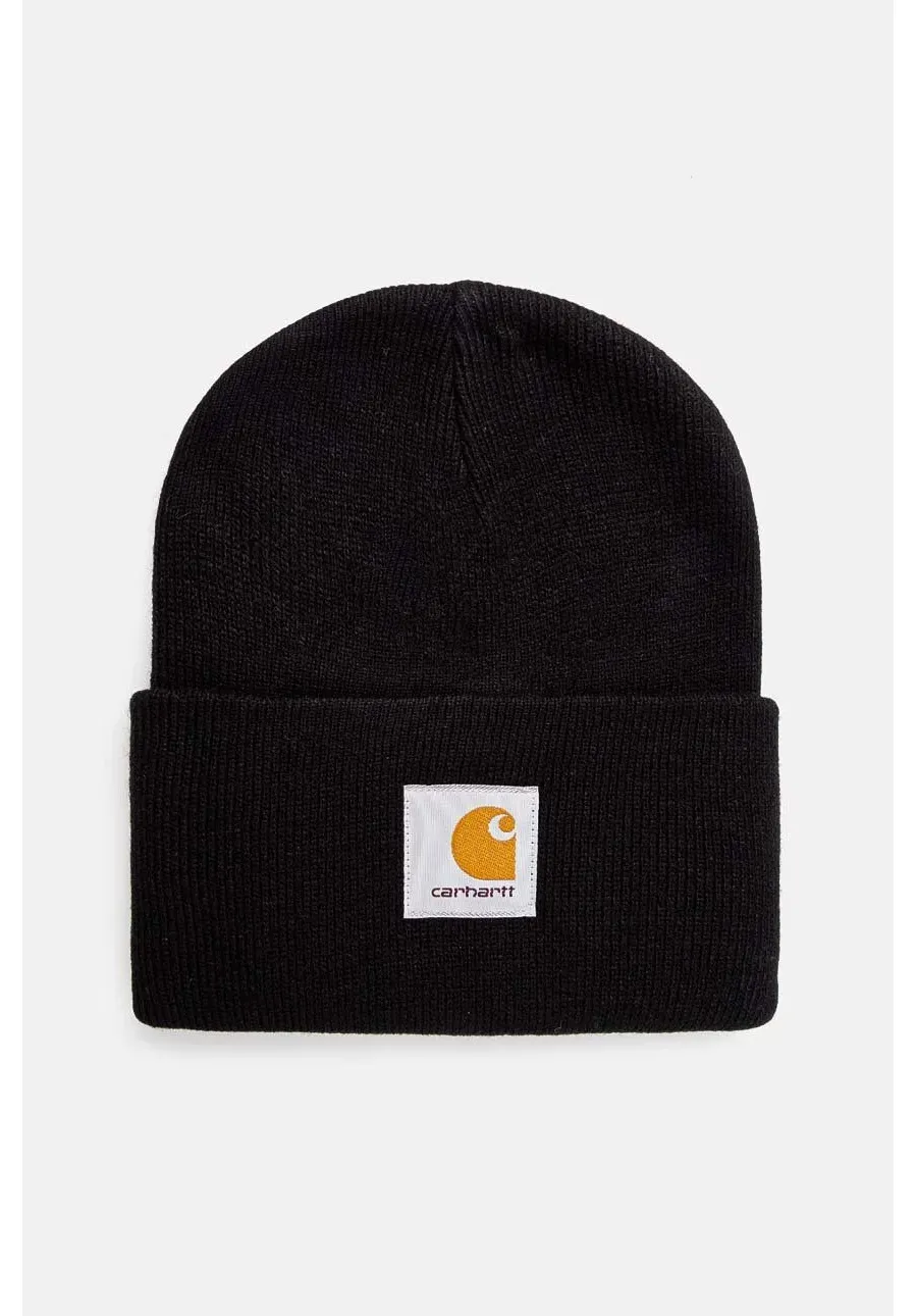 obrazek 1 Carhartt WIP czapka Acrylic Watch Hat kolor czarny z grubej dzianiny I020222.BLACK
