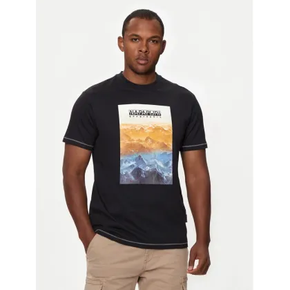 Zdjęcie Napapijri T-Shirt S-Rollin NP0A4I3D Czarny Regular Fit