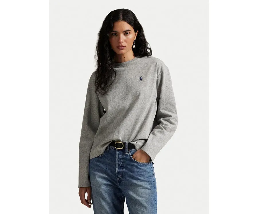 obrazek 1 Polo Ralph Lauren Bluzka 211967105003 Szary Straight Fit