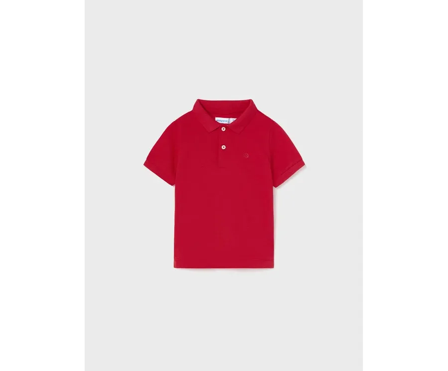 obrazek 1 Mayoral Polo 102 Czerwony Regular Fit