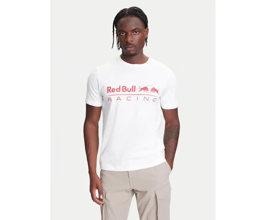 obrazek 1 Pepe Jeans T-Shirt Red Bull Racing Logo RM500016 Biały Regular Fit