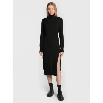 Zdjęcie MICHAEL Michael Kors Sukienka dzianinowa MU2813ECSN Czarny Regular Fit