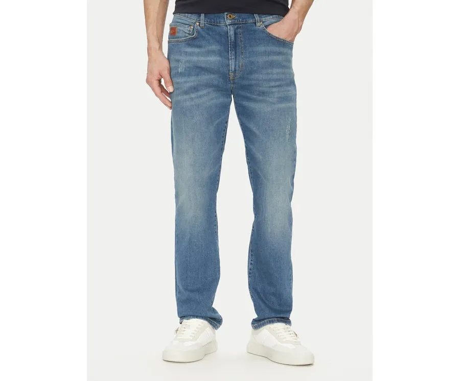 obrazek 1 Aeronautica Militare Jeansy 251PJ205CT3528 Niebieski Regular Fit