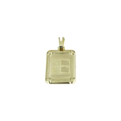 Zdjęcie Kwadratowa zawieszka z grupą krwi 25x20mm