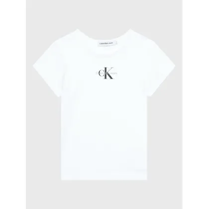 Zdjęcie Calvin Klein Jeans T-Shirt Micro Monogram IG0IG01470 Biały Regular Fit