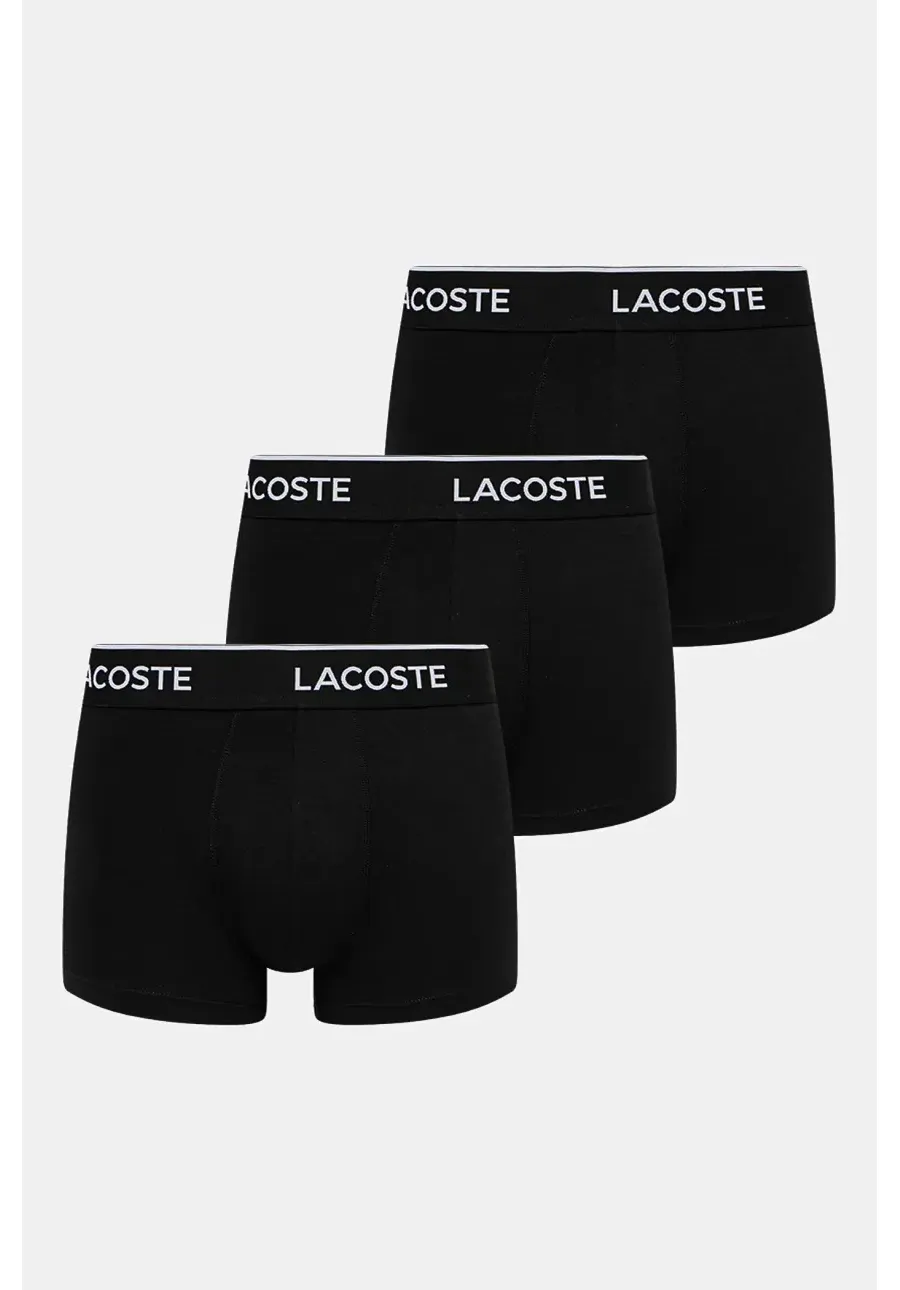 obrazek 1 Lacoste bokserki 3-pack męskie kolor czarny 5H1300