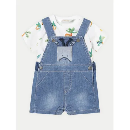 Zdjęcie Mayoral Komplet t-shirt i ogrodniczki 1624 Kolorowy Regular Fit