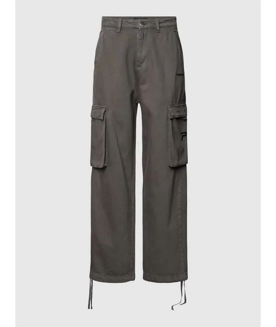 obrazek 1 Spodnie cargo z wyhaftowanym logo model ‘PADEN’