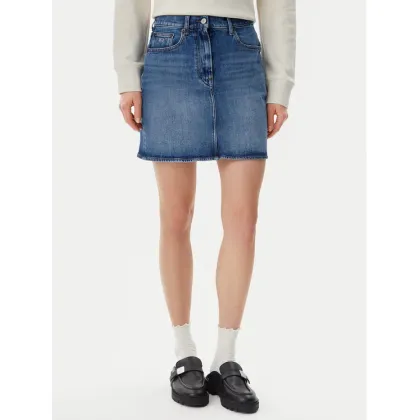 Zdjęcie Tommy Jeans Spódnica jeansowa DW0DW20136 Niebieski Mom Fit