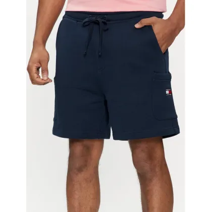 Zdjęcie Tommy Jeans Szorty sportowe Badge DM0DM18479 Granatowy Regular Fit