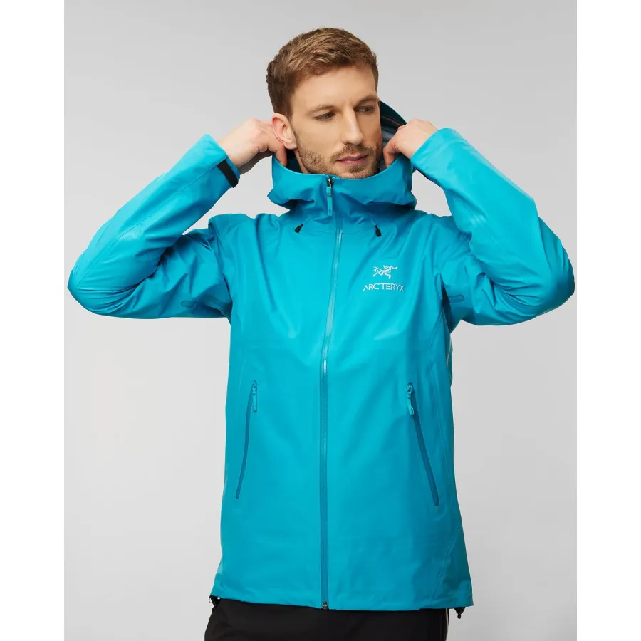 obrazek 1 Niebieska Kurtka Hardshellowa Męska Arcteryx Beta Lt