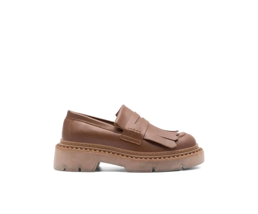obrazek 1 Badura Loafersy SINES-23FW110-V Brązowy