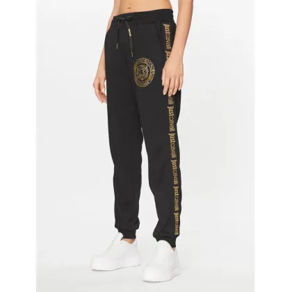 Zdjęcie Just Cavalli Spodnie dresowe 75PAAT01 Czarny Regular Fit