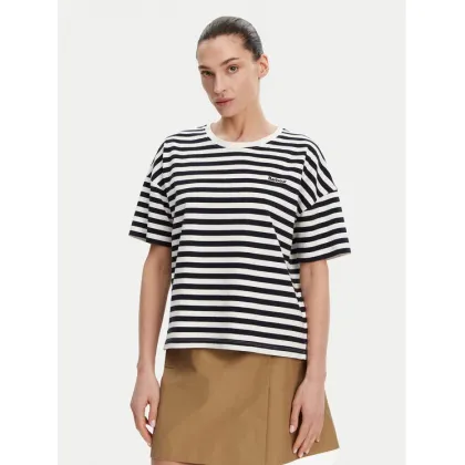 Zdjęcie Barbour T-Shirt Adria LML0893NY73 Granatowy Relaxed Fit