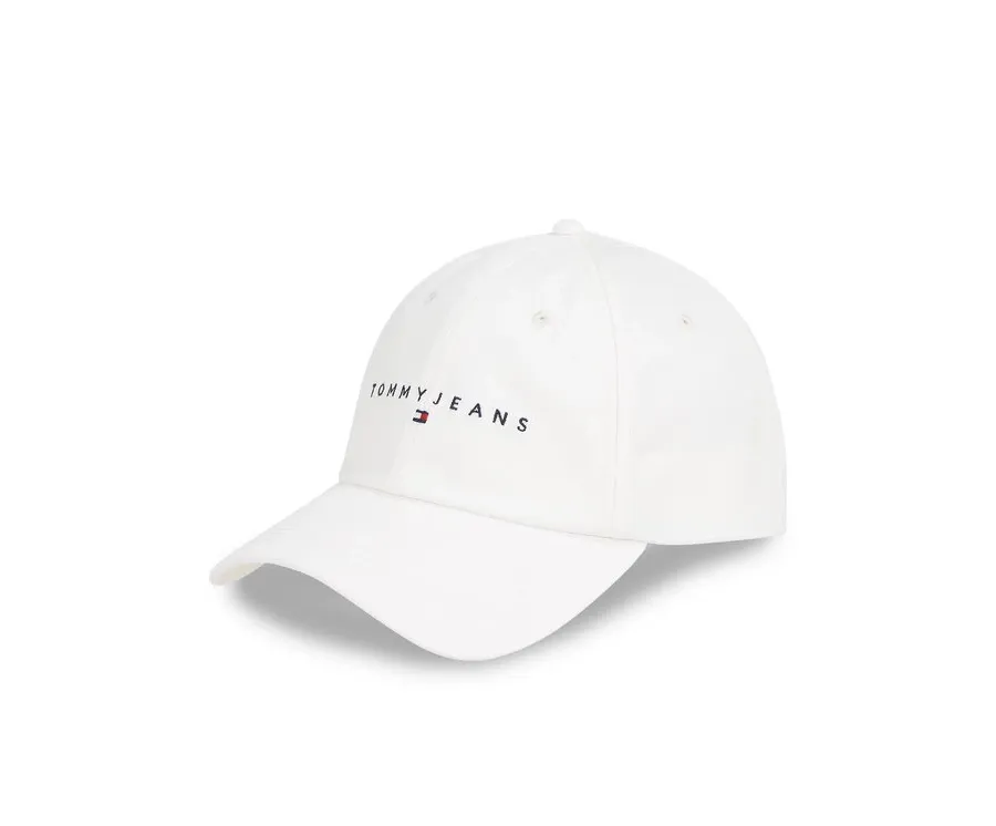 obrazek 1 Tommy Jeans Czapka z daszkiem Tjm Linear Logo Cap AM0AM12958 Biały