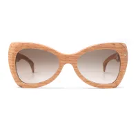 Picture Women's, wooden, ribbon-shaped glasses - Legno Light