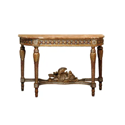 Zdjęcie Ekskluzywna konsola DORIS z marmurem - Collecion Alexandra