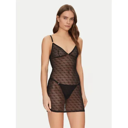 Zdjęcie Guess Koszula nocna O5RX02 KCLB0 Czarny Slim Fit