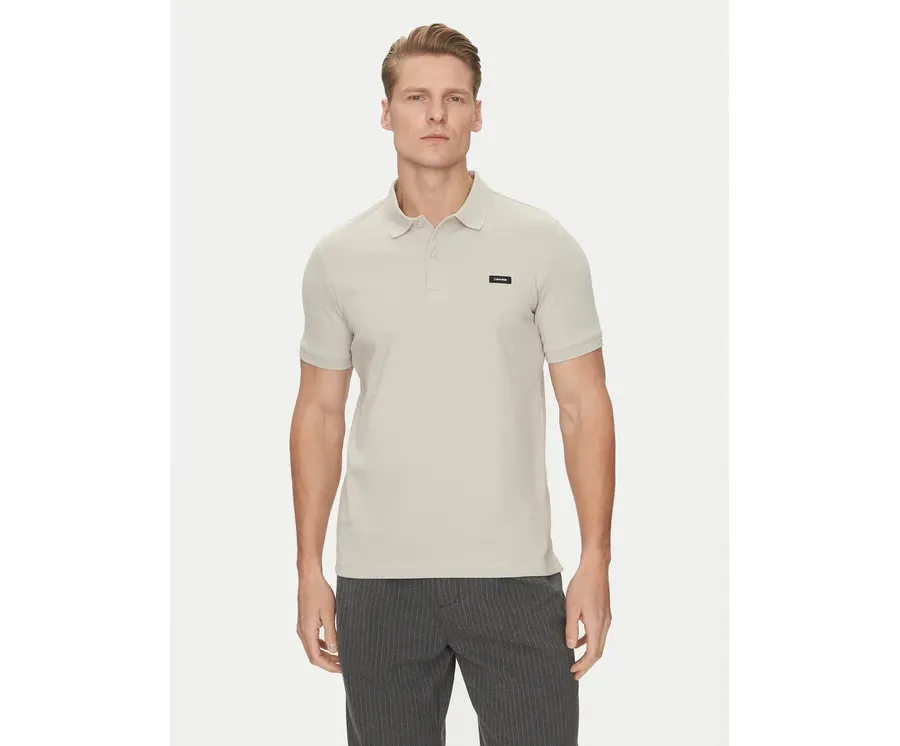 obrazek 1 Calvin Klein Polo K10K111196 Szary Slim Fit