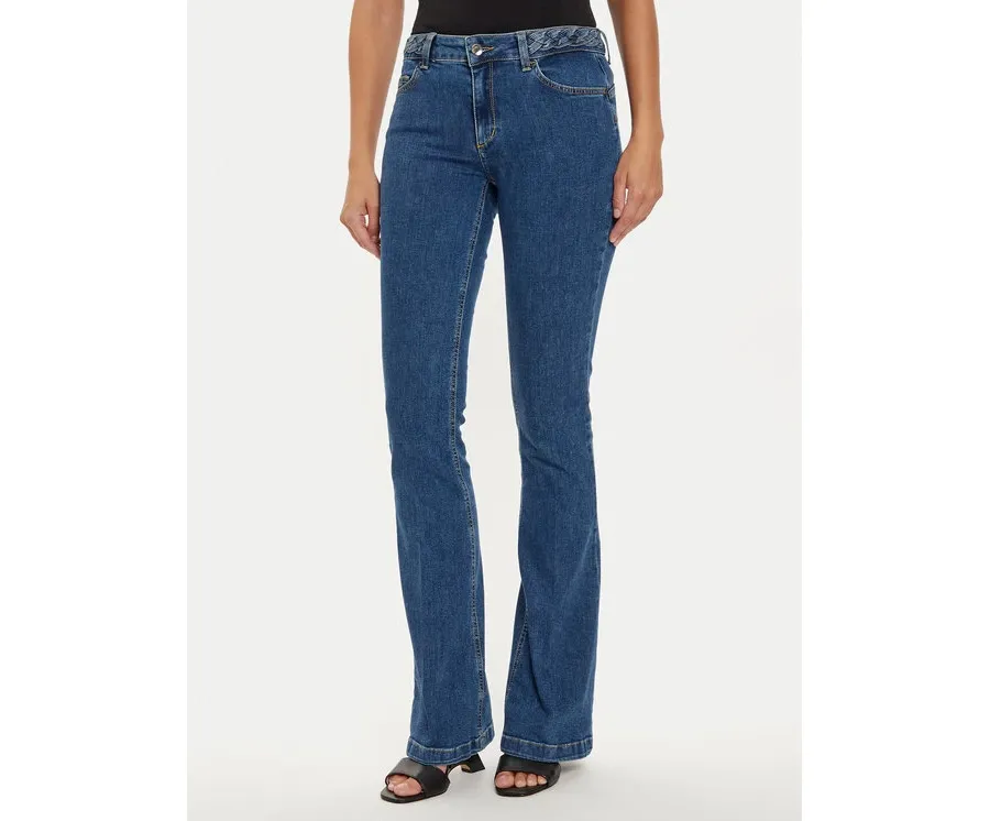 obrazek 1 Liu Jo Jeansy UF4123 D4448 Granatowy Bottom Up Fit