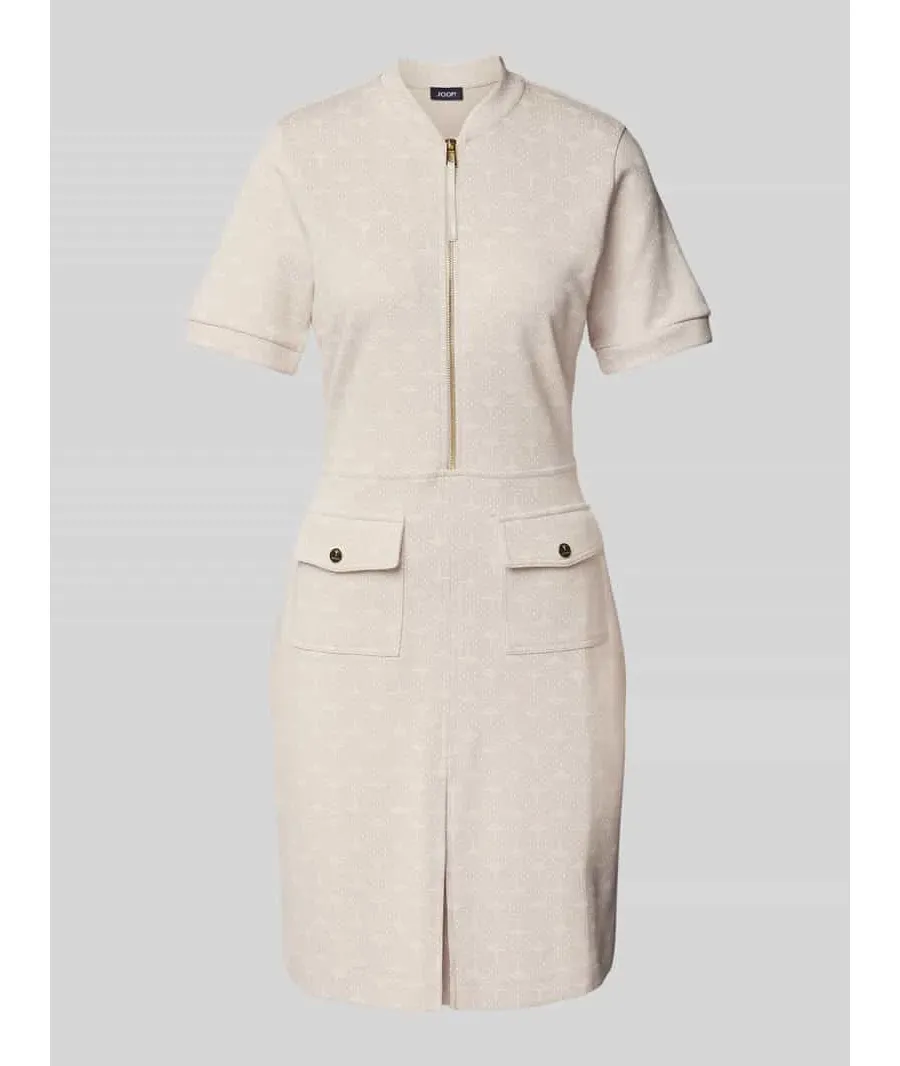 obrazek 1 Sukienka o długości do kolan z kieszeniami z patką model ‘Tali’