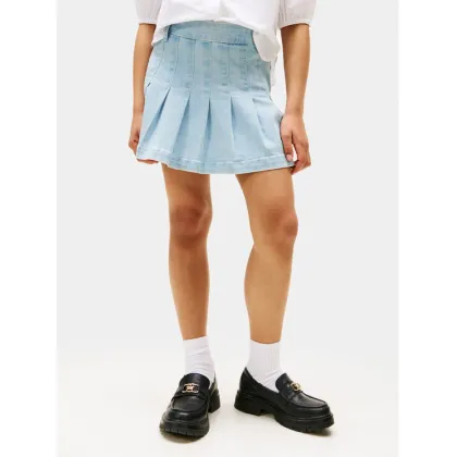 Zdjęcie Tommy Hilfiger Spódnica jeansowa KG0KG08743 Niebieski Regular Fit