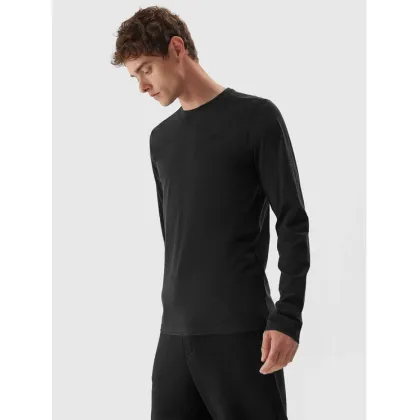 Zdjęcie 4F Longsleeve 4FAW23TLONM155 Szary Slim Fit