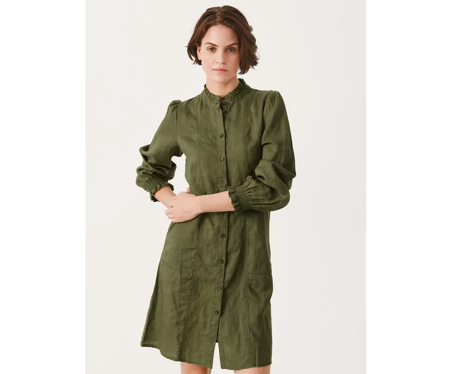 obrazek 1 Part Two Sukienka codzienna Ruthie 30307551 Brązowy Regular Fit