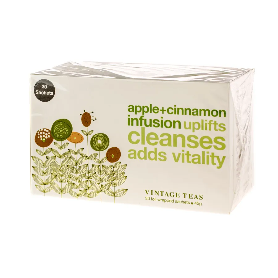 obrazek 1 Vintage Teas Apple & Cinnamon Infusion - 30 torebek VINTAGE TEAS