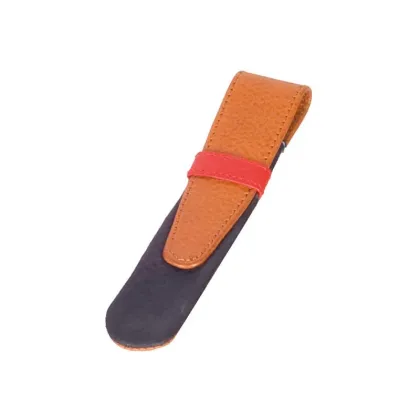 Picture Colorful pen case - Ubrique leather!