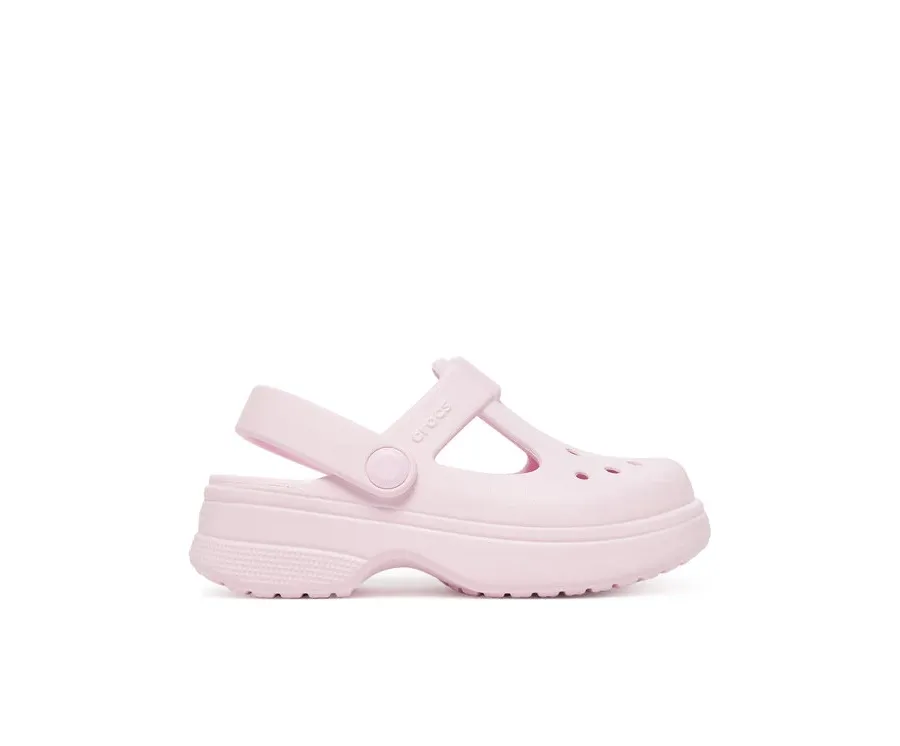 obrazek 1 Crocs Sandały Classic Mary Jane Clog K 210615 Różowy