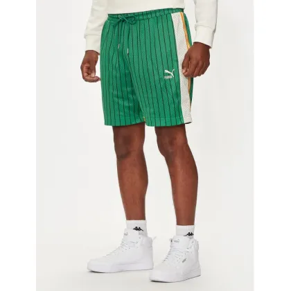 Zdjęcie Puma Szorty sportowe T7 624394 Zielony Relaxed Fit