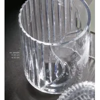 Zdjęcie Włoski kosz łazienkowy z kryształu z grawerowanym wizerunkiem konia – Il Paralume Marina