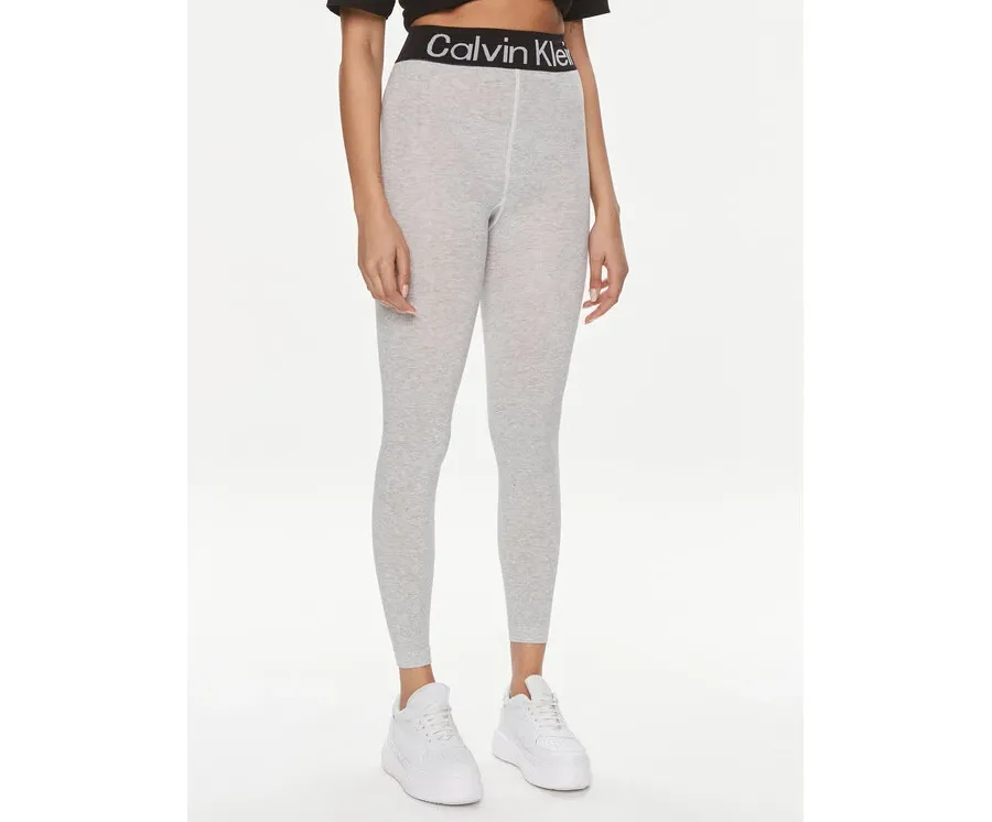 obrazek 1 Calvin Klein Legginsy 701226027 Szary Slim Fit