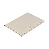 Zdjęcie Luksusowa skórzana teczka dokumentowa A4 w kolorze kremowym