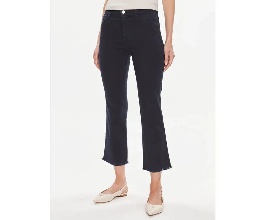 obrazek 1 Marella Spodnie materiałowe Olpe 2331310334 Granatowy Cropp Flare Fit