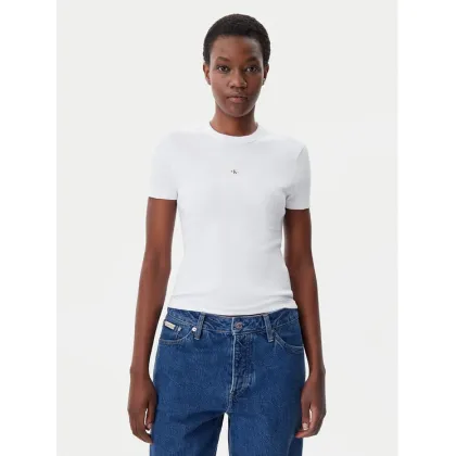 Zdjęcie Calvin Klein Jeans T-Shirt J20J225245 Biały Slim Fit