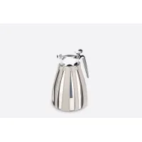 Zdjęcie Elitarny dzbanek termiczny małej wielkości w białym pokrowcu ze skóry naturalnej - do kuchni