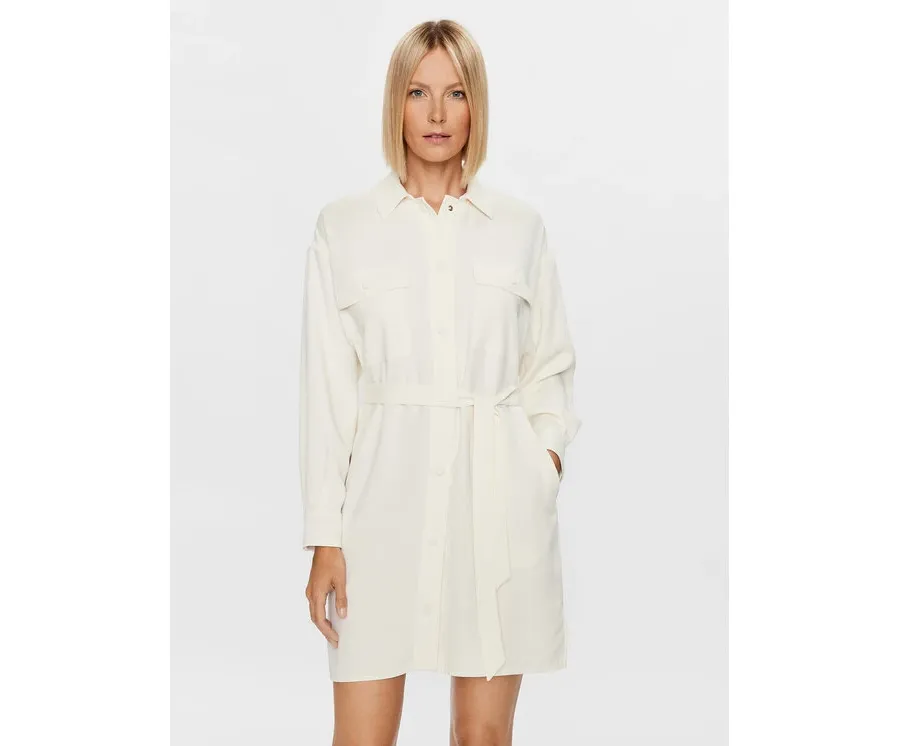 obrazek 1 Marella Sukienka koszulowa Echi 2332260933200 Écru Regular Fit