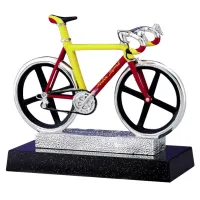 Picture A figurine with a bicycle straight from Italy