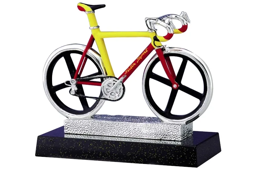 picture 1 Straight from Italy figure with a bicycle - Astra Argenti