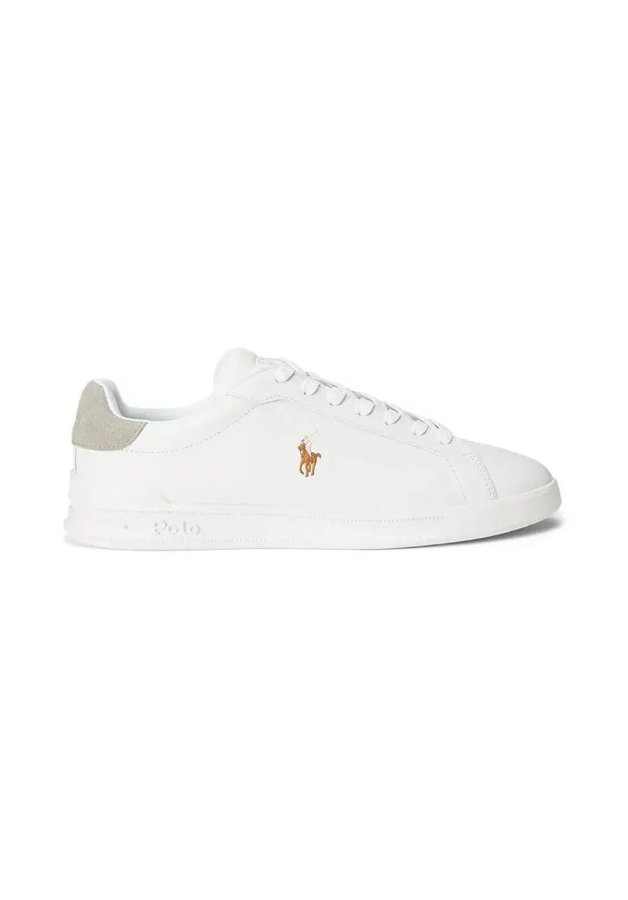 obrazek 1 Polo Ralph Lauren sneakersy skórzane Hrt Ct Ii męskie kolor biały 809940762002