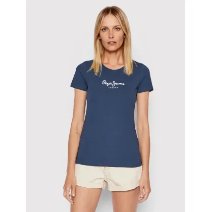Zdjęcie Pepe Jeans T-Shirt New Virgina PL505202 Granatowy Slim Fit