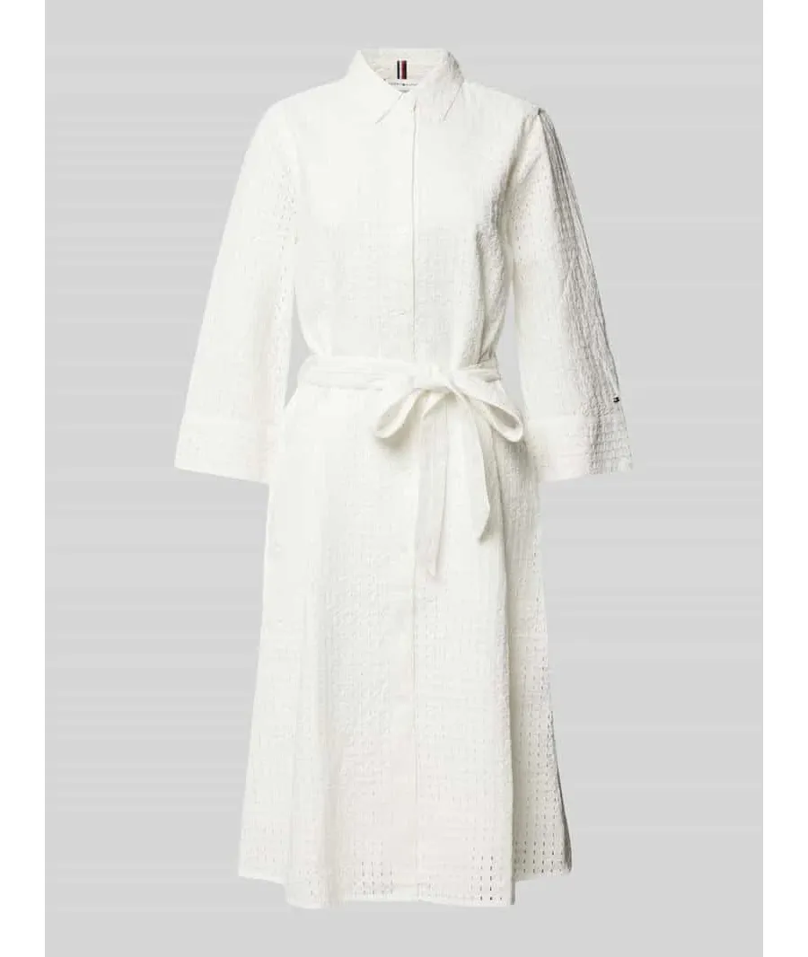 obrazek 1 Sukienka midi z haftem angielskim