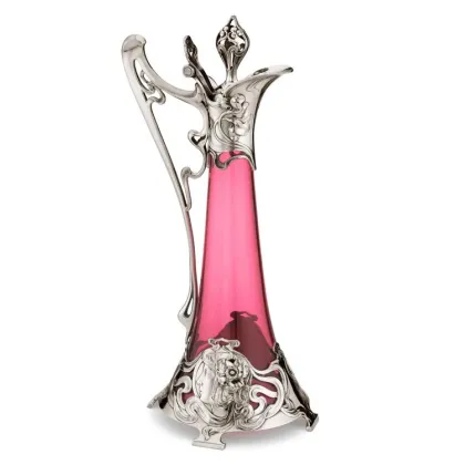 Zdjęcie Niezwykła secesyjna dekanterka