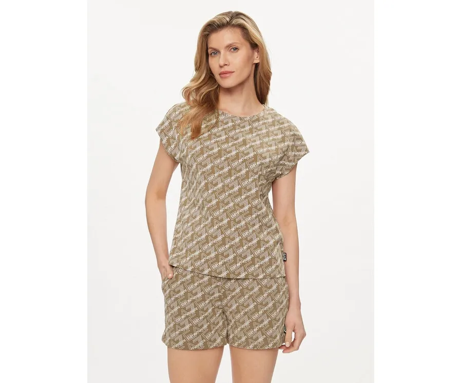 obrazek 1 EA7 Emporio Armani T-Shirt 3DTT04 TJUBZ 1731 Brązowy Regular Fit