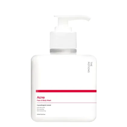 Zdjęcie The Potions Acne Face&Body Wash Przeciwtrądzikowy żel do oczyszczania twarzy oraz ciała  400 ml